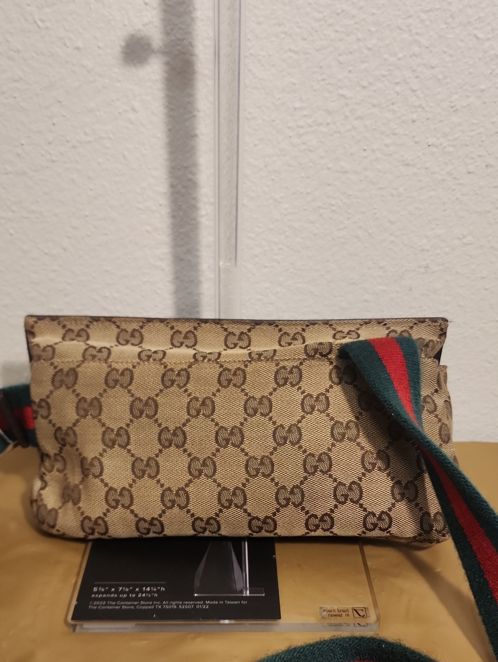 Gucci Canvas Web Leather Waist Bag - Picture 3 of 17